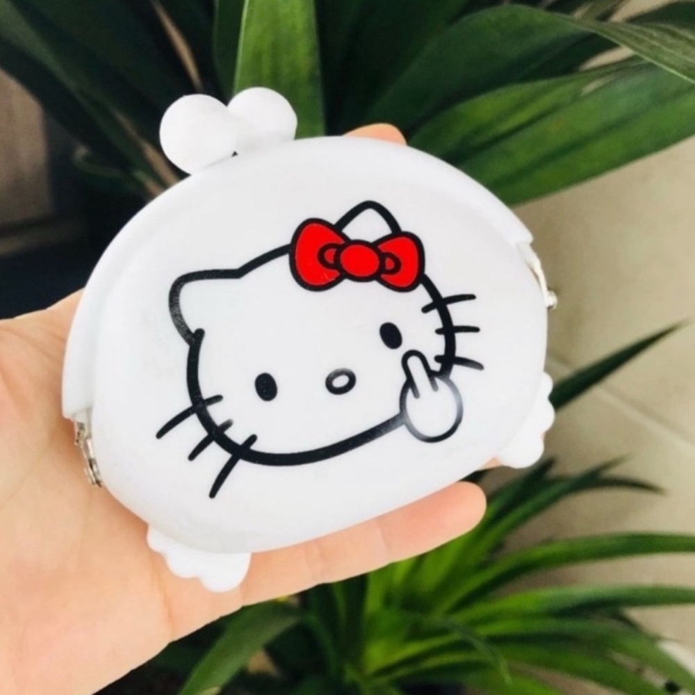 Hello Kitty w/An "Attitude” KissLock Adult Coin Purse - Picture 1 of 2